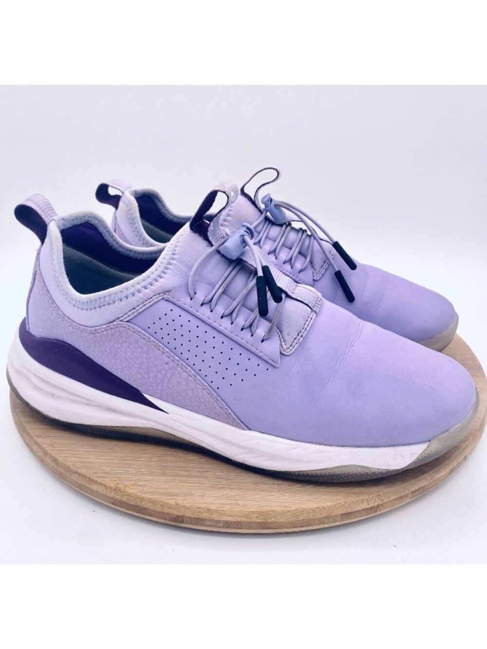 Clove Shoes Womens 9 Purple Leather Comfort Night Shift Nursing Sneakers